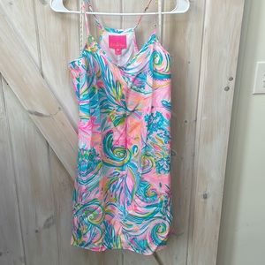 Lilly Pulitzer silk dress. New w tags. Medium.